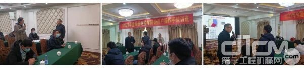 張鐵教授向?qū)W員講授《瀝青混合料攪拌設(shè)備管理》